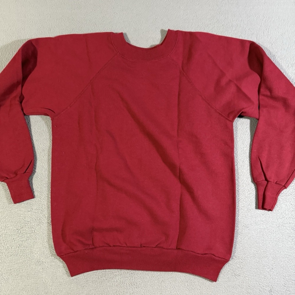Vintage Ultra Sweats by Pannill Blank Red Sweatshirt Made in USA Large
